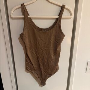 Abercrombie Brown Sleeveless Bodysuit